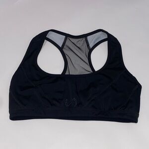 TLF Apparel Black Mesh Racerback Sports Bra Size Small